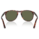 Persol - PO9649S - Havana / Polarized Green - Sunglasses - Persol Eyewear