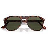 Persol - PO9649S - Havana / Polarized Green - Sunglasses - Persol Eyewear