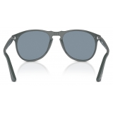 Persol - PO9649S - Grey / Light Blue - Sunglasses - Persol Eyewear