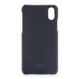 2 ME Style - Case Fingers Leather Black / Croco Black - iPhone X / XS - Crocodile Leather Cover