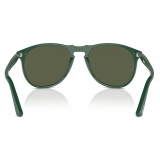 Persol - PO9649S - Solid Green / Green - Sunglasses - Persol Eyewear