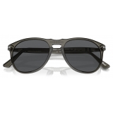 Persol - PO9649S - Taupe Grey Transparent / Dark Grey - Sunglasses - Persol Eyewear