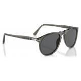 Persol - PO9649S - Taupe Grey Transparent / Dark Grey - Sunglasses - Persol Eyewear