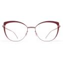 Mykita - Kelsey - Decades - Purple Bronze Cranberry - Metal Glasses - Optical Glasses - Mykita Eyewear