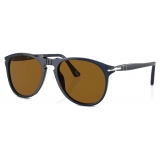 Persol - PO9649S - Blu Trasparente / Marrone - Occhiali da Sole - Persol Eyewear