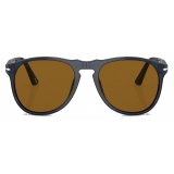 Persol - PO9649S - Blu Trasparente / Marrone - Occhiali da Sole - Persol Eyewear