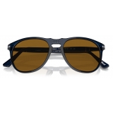 Persol - PO9649S - Blu Trasparente / Marrone - Occhiali da Sole - Persol Eyewear