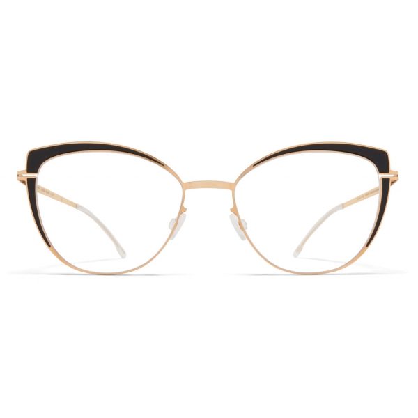 Mykita - Kelsey - Decades - Champagne Gold Jet Black - Metal Glasses - Optical Glasses - Mykita Eyewear