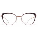 Mykita - Kelsey - Decades - Shiny Copper Jet Black - Metal Glasses - Optical Glasses - Mykita Eyewear