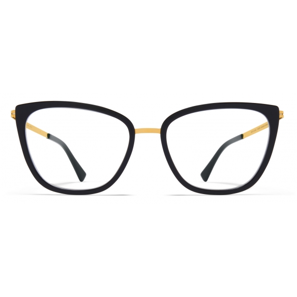 Mykita - Aili - Lite - A15 Glossy Gold Black - Metal Glasses - Optical Glasses - Mykita Eyewear