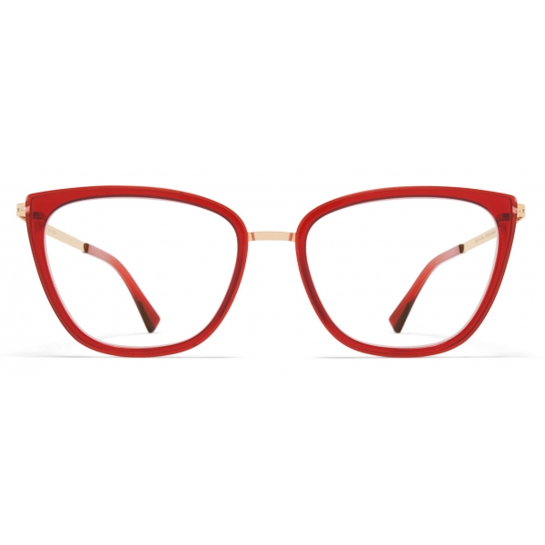 Mykita - Aili - Lite - A46 Champagne Gold Ruby - Metal Glasses - Optical Glasses - Mykita Eyewear