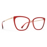 Mykita - Aili - Lite - A46 Champagne Gold Ruby - Metal Glasses - Optical Glasses - Mykita Eyewear