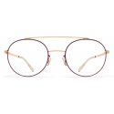 Mykita - Almeta - Lite - Champagne Gold Cranberry - Metal Glasses - Optical Glasses - Mykita Eyewear