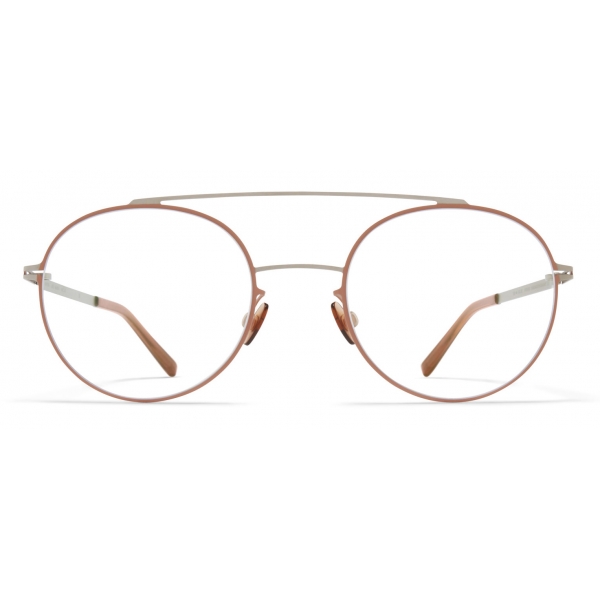 Mykita - Almeta - Lite - Argento Opaco Marrone Noisette - Metal Glasses - Occhiali da Vista - Mykita Eyewear