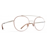 Mykita - Almeta - Lite - Argento Opaco Marrone Noisette - Metal Glasses - Occhiali da Vista - Mykita Eyewear