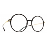 Mykita - Anana - Lite - Black Glossy Gold - Acetate Glasses - Optical Glasses - Mykita Eyewear