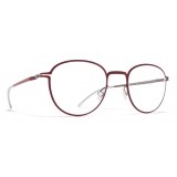 Mykita - Asmund - Lite - Cranberry Shiny Graphite - Metal Glasses - Optical Glasses - Mykita Eyewear