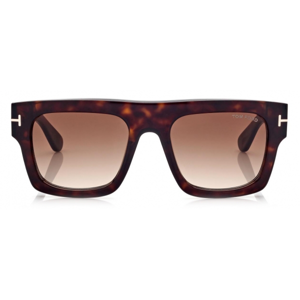 Tom Ford - Fausto Sunglasses - Square Sunglasses - Dark Havana - FT0711 - Sunglasses - Tom Ford Eyewear