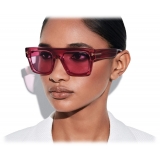 Tom Ford - Fausto Sunglasses - Square Sunglasses - Shiny Fuchsia Burgundy - FT0711 - Sunglasses - Tom Ford Eyewear