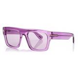 Tom Ford - Fausto Sunglasses - Square Sunglasses - Shiny Violet - FT0711 - Sunglasses - Tom Ford Eyewear