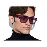 Tom Ford - Fausto Sunglasses - Occhiali da Sole Squadrata - Viola Brillante - FT0711 - Occhiali da Sole - Tom Ford Eyewear