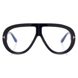 Tom Ford - Troy Sunglasses - Occhiali da Sole Rotondi Pilota - Nero - FT0836 - Occhiali da Sole - Tom Ford Eyewear