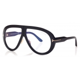 Tom Ford - Troy Sunglasses - Occhiali da Sole Rotondi Pilota - Nero - FT0836 - Occhiali da Sole - Tom Ford Eyewear