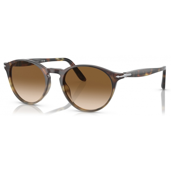 Persol - PO3092SM - Gradient Brown Tortoise / Clear Gradient Brown - Sunglasses - Persol Eyewear