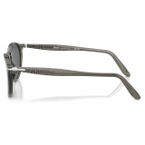 Persol - PO3092SM - Grigio Scuro Trasparente / Grigio Scuro - Occhiali da Sole - Persol Eyewear