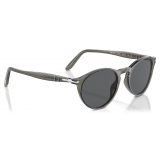 Persol - PO3092SM - Grigio Scuro Trasparente / Grigio Scuro - Occhiali da Sole - Persol Eyewear