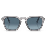 Persol - PO3292S - Grigio Trasparente / Azzurro Sfumato Blu - Occhiali da Sole - Persol Eyewear