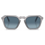 Persol - PO3292S - Transparent Grey / Azure Gradient Blue - Sunglasses - Persol Eyewear