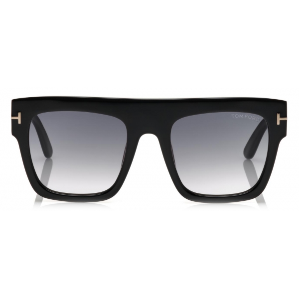 Tom Ford - Renee Sunglasses - Occhiali da Sole Squadrati - Nero Grigio - FT0847 - Occhiali da Sole - Tom Ford Eyewear