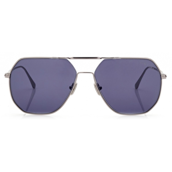 Tom Ford - Gilles Sunglasses - Geometric Sunglasses - Light Ruthenium - FT0852 - Sunglasses - Tom Ford Eyewear