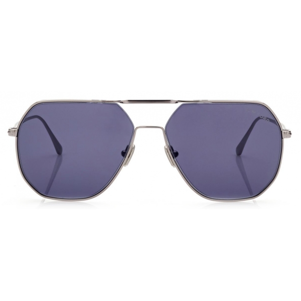 Tom Ford - Gilles Sunglasses - Occhiali da Sole Geometrica - Rutenio - FT0852 - Occhiali da Sole - Tom Ford Eyewear