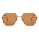 Tom Ford - Gilles Sunglasses - Geometric Sunglasses - Rose Gold Brown - FT0852 - Sunglasses - Tom Ford Eyewear
