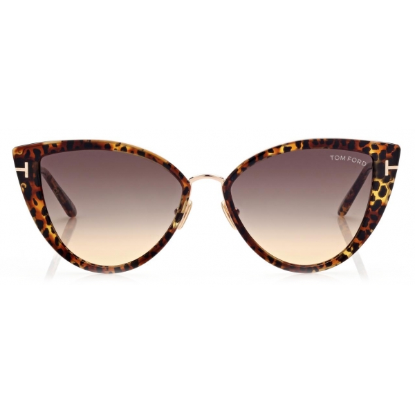 Tom Ford - Anjelica Sunglasses - Cat-Eye Sunglasses - Gradient Havana - FT0868 - Sunglasses - Tom Ford Eyewear