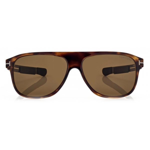 Tom Ford - Todd Sunglasses - Occhiali da Sole Squadrati - Havana - FT0880 - Occhiali da Sole - Tom Ford Eyewear