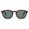 Tom Ford - Polarized Aurele Sunglasses - Round Sunglasses - Dark Havana - FT0904-P - Sunglasses - Tom Ford Eyewear