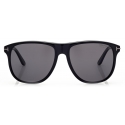 Tom Ford - Polarized Joni Sunglasses - Square Sunglasses - Black - FT0905-N - Sunglasses - Tom Ford Eyewear