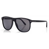 Tom Ford - Polarized Joni Sunglasses - Square Sunglasses - Black - FT0905-N - Sunglasses - Tom Ford Eyewear