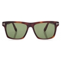 Tom Ford - Buckley Sunglasses - Occhiali da Sole Quadrati - Bionda Havana - FT0906 - Occhiali da Sole - Tom Ford Eyewear