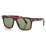 Tom Ford - Buckley Sunglasses - Square Sunglasses - Blonde Havana - FT0906 - Sunglasses - Tom Ford Eyewear