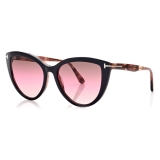 Tom Ford - Isabela Sunglasses - Occhiali da Sole Cat-Eye - Nero Havana - FT0915 - Occhiali da Sole - Tom Ford Eyewear