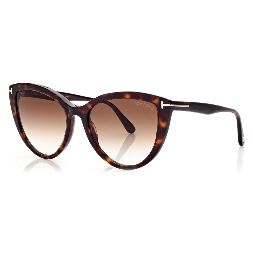 Tom Ford - Isabela Sunglasses - Cat-Eye Sunglasses - Dark Havana ...