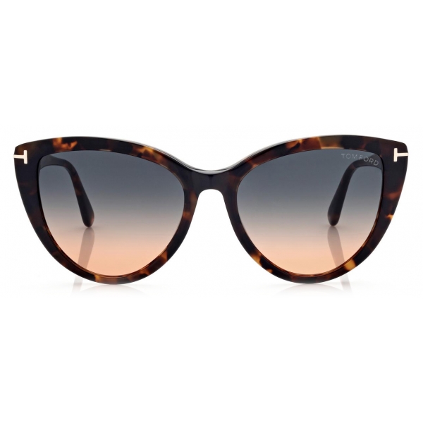 Tom Ford - Isabela Sunglasses - Occhiali da Sole Cat-Eye - Havana Chiaro - FT0915 - Occhiali da Sole - Tom Ford Eyewear