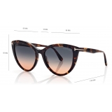 Tom Ford - Isabela Sunglasses - Cat-Eye Sunglasses - Light Havana - FT0915 - Sunglasses - Tom Ford Eyewear