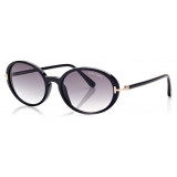 Tom Ford - Raquel Sunglasses - Oval Sunglasses - Black - FT0922 - Sunglasses - Tom Ford Eyewear