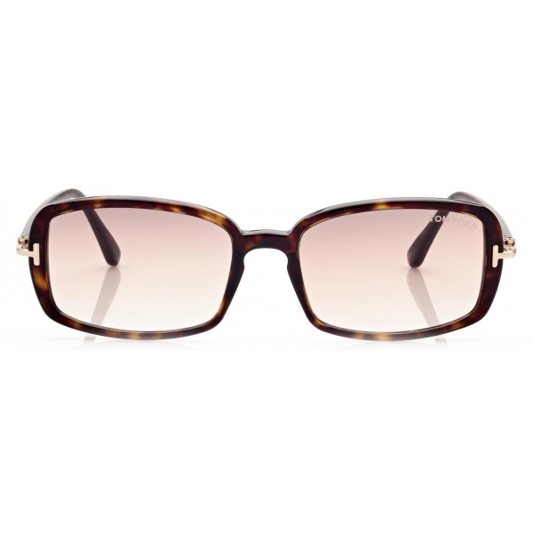 Tom Ford - Bonham Sunglasses - Occhiali da Sole Squadrati - Havana Scuro - FT0923 - Occhiali da Sole - Tom Ford Eyewear