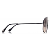 Tom Ford - Theo Sunglasses - Occhiali da Sole Pilota - Nero - FT0924 - Occhiali da Sole - Tom Ford Eyewear